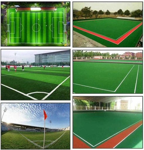 Pisotech 40mm 50mm Artificial Grass Synthetic Turf Football Grass