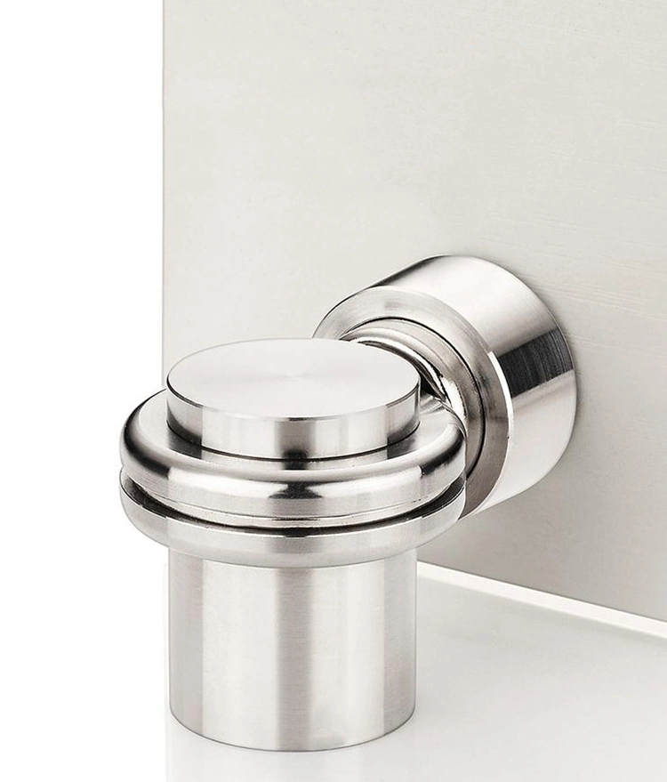 Magnetic Zinc Alloy Non-Sound Floor Mounted Holder Door Stopper (YMDS-013BR)