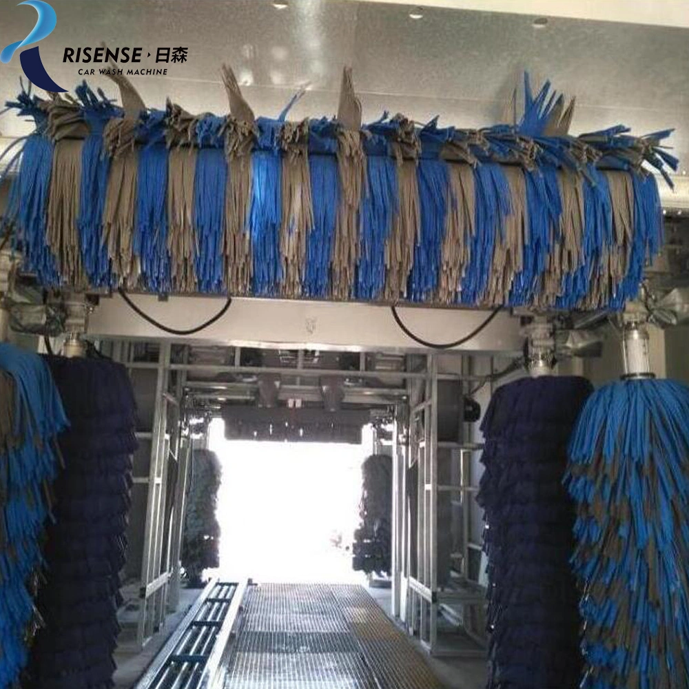 Full-Automatic Tunnel Car Wash System with 11 Brushes / Full-Automatic Car Wash Machine