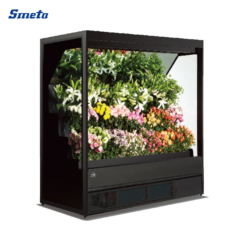 1500mm-2000mm Commercial Flowers Refrigerated Display Cabinet Fresh Flower Display Cooler