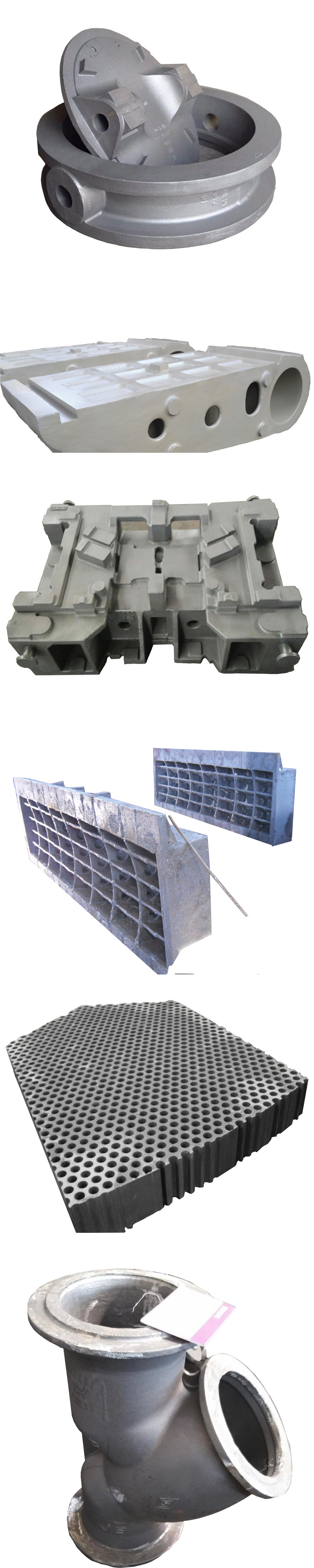 Casting Iron Pipe Double Flange Cast Iron Bench Metal Die Cast