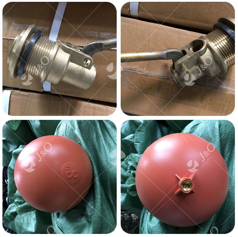 Brass Water Thread End Floating Ball Valve with Plastic Valve Ball