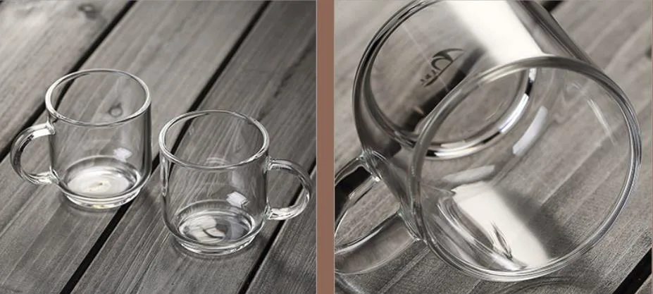 120ml Heat Resistant for Tea Cups/Tea Cups/Water Glass/Wine Set/Glass Beverage Cup