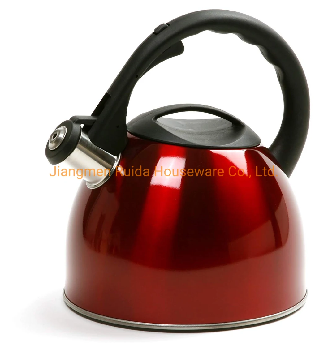 Wholesale Top-Rated Stainless Steel Whistling Kettle with Heat Resistant Painting