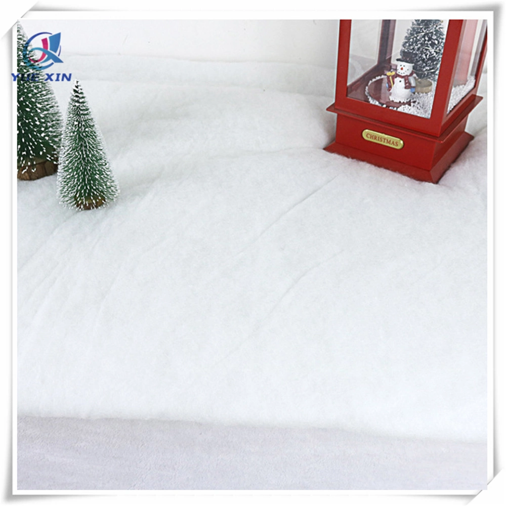 BS5852 Passed Flame Retardant Merry Christmas Decoration Snow Blanket
