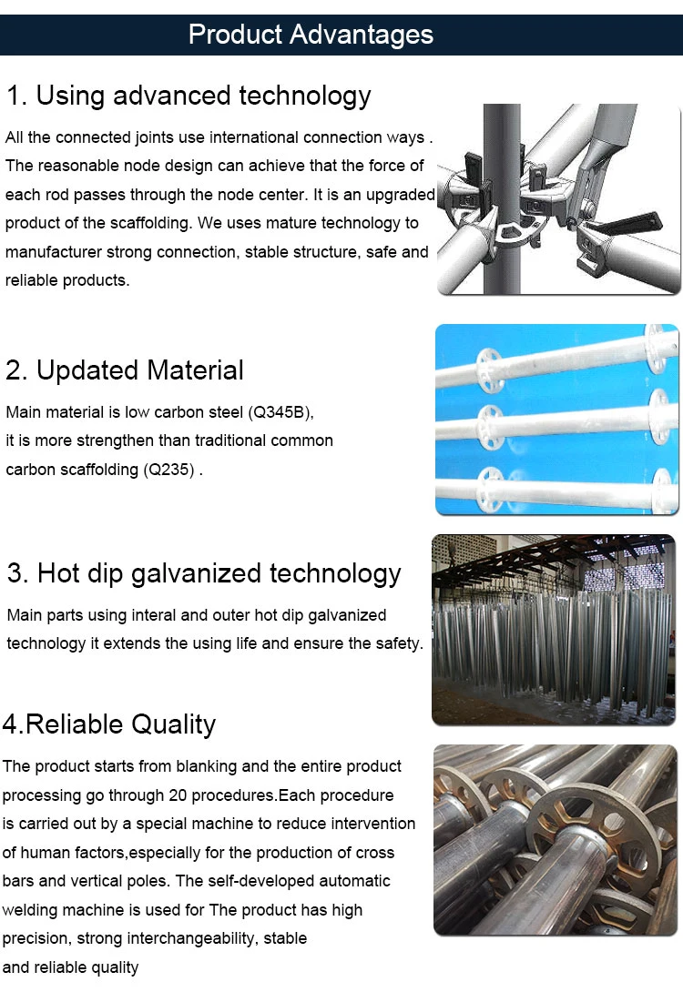 Building Material Steel Folding Scaffolding Pipe Price