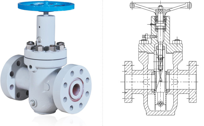 API 6A Flanged Connection Demco Mud Gate Valve