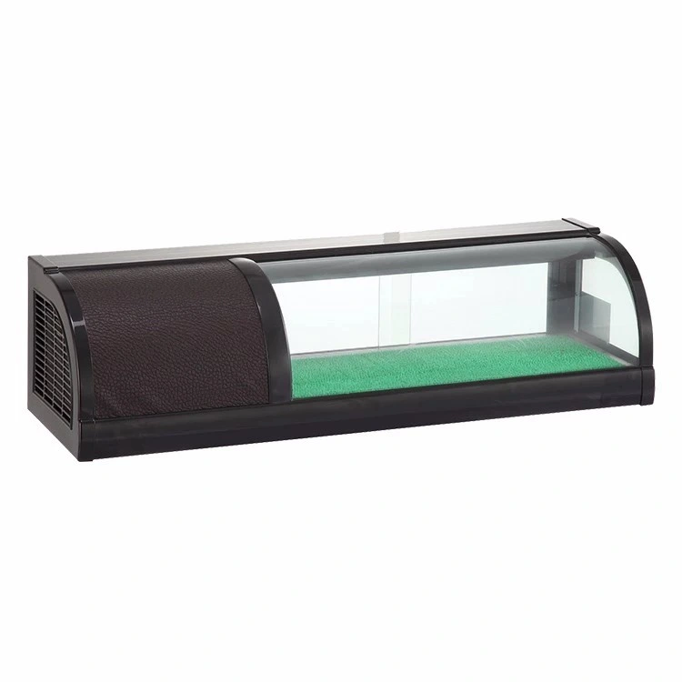 Junjian Single Layer Glass Table Top Freezer Refrigerator Cooler Sushi Showcase Display