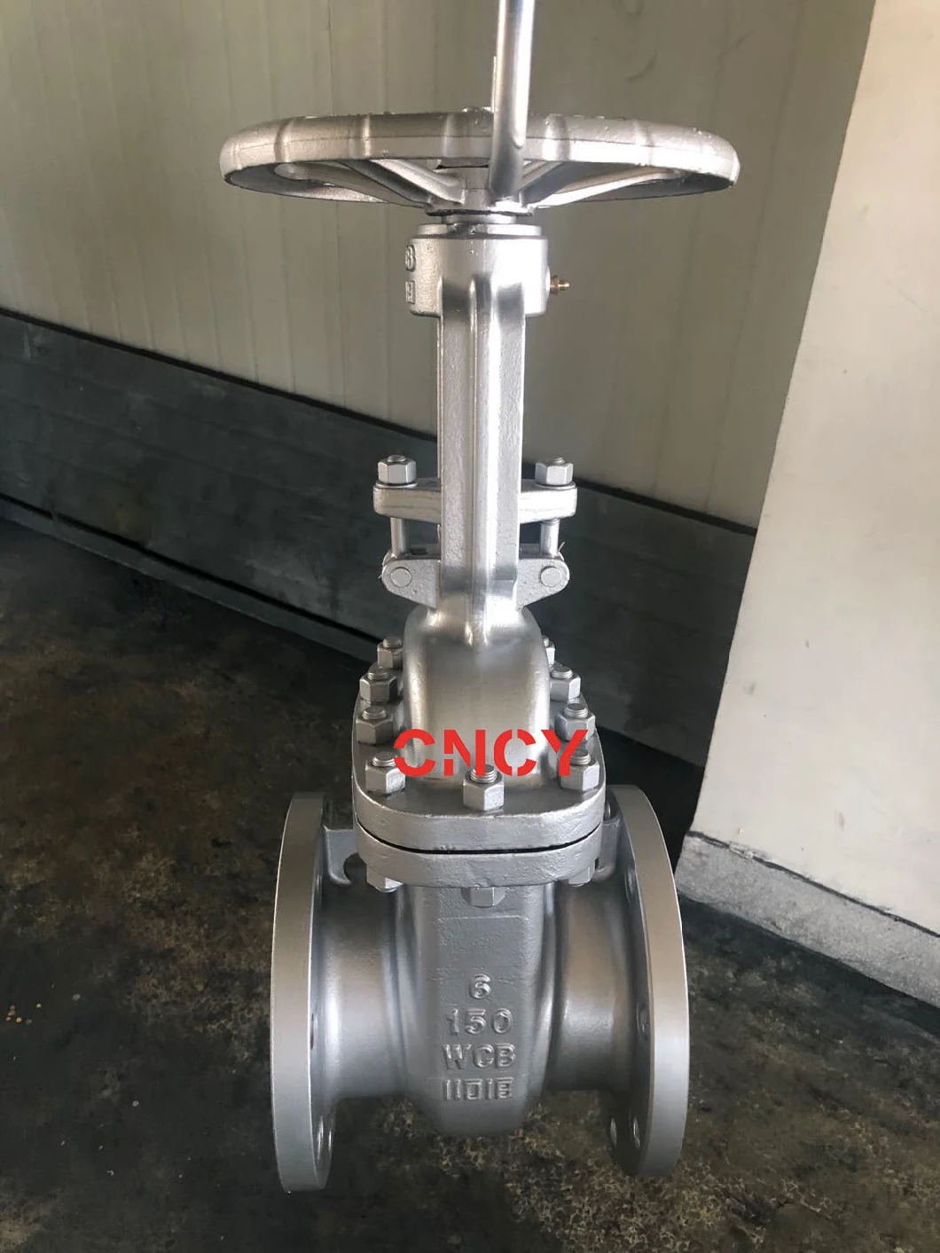 API Cast Steel Rising Stem Bevel Operation Gate Valve Industrial Valve Flange Valve