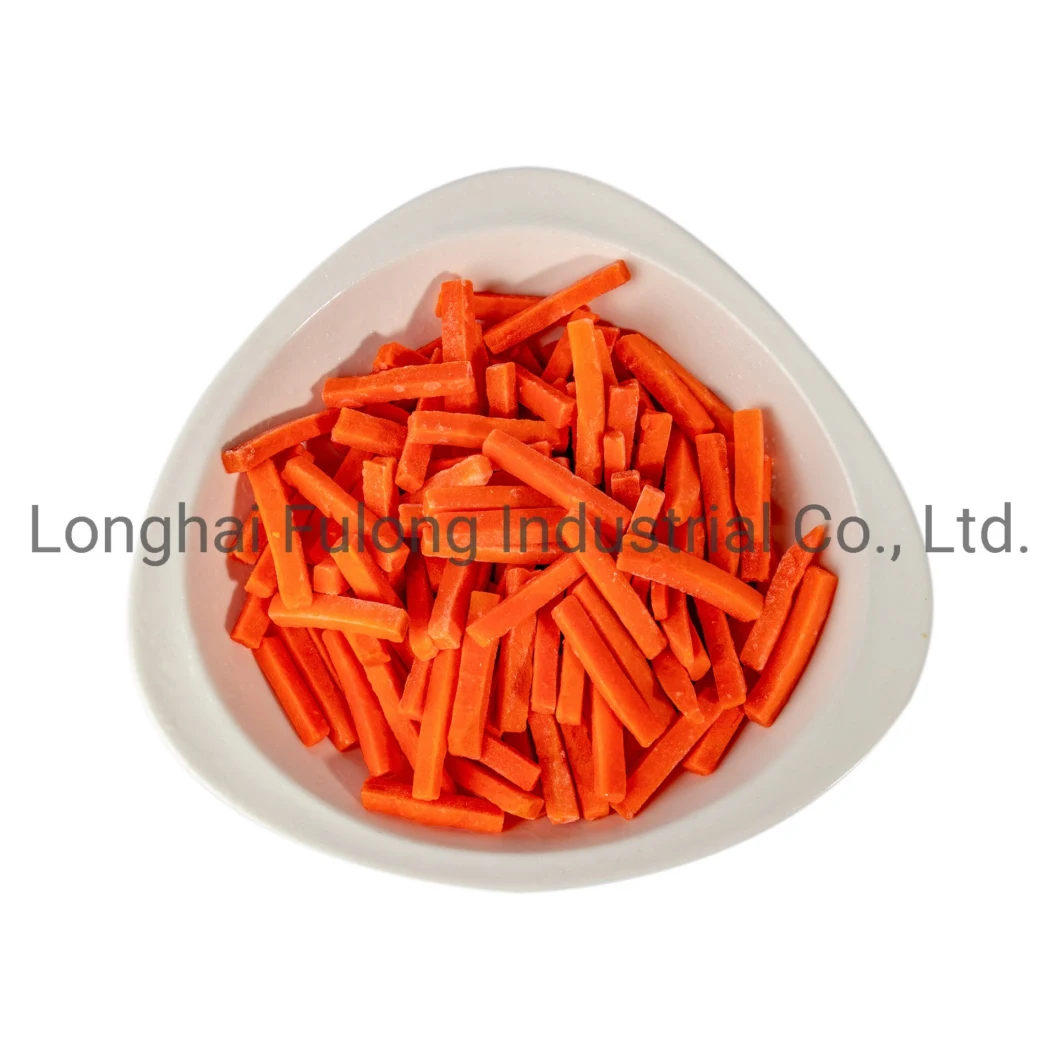 Competitive and Good Quality IQF Carrot Frozen Carrot Diced Carrot Sliced Carrot Strips