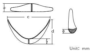 Silicone Facial Subcutaneous Implant - C10 Chin Implant