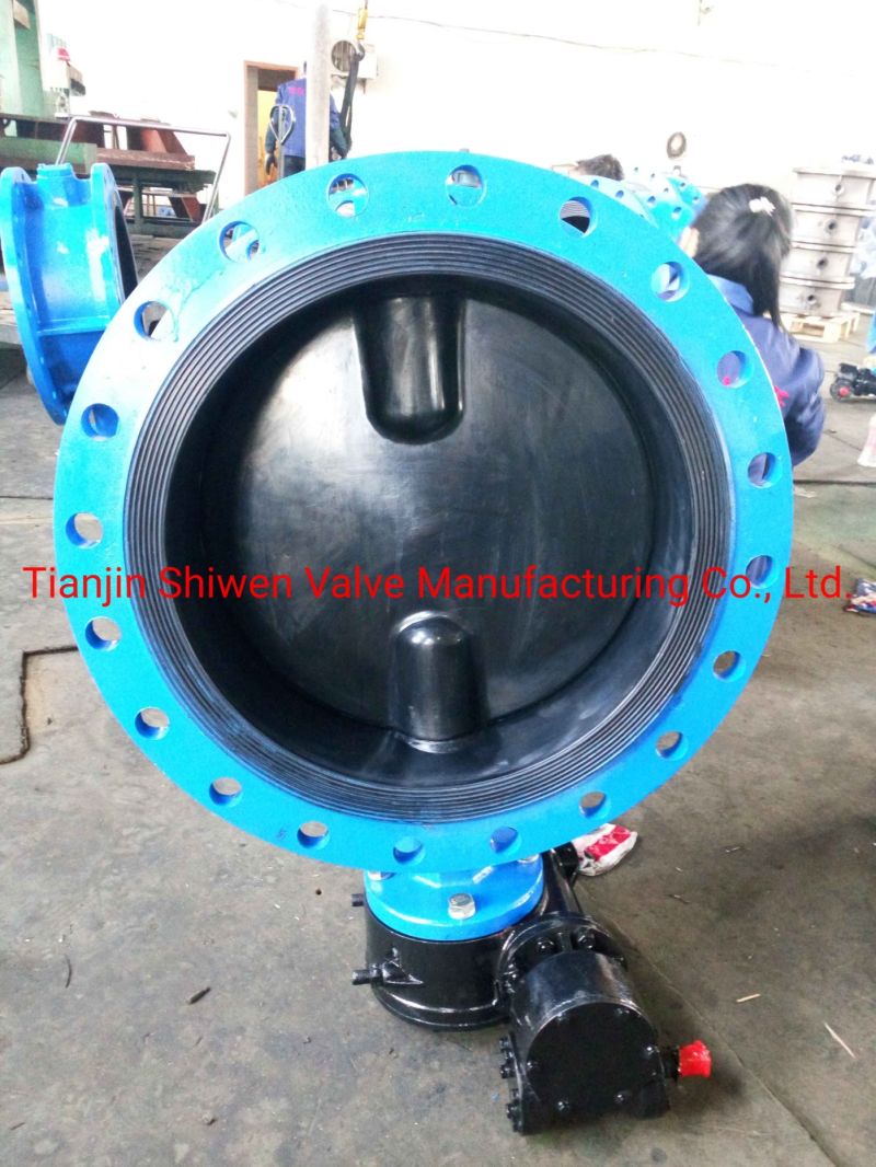 Double Flange Butterfly Valve with Rubber Lining Disc