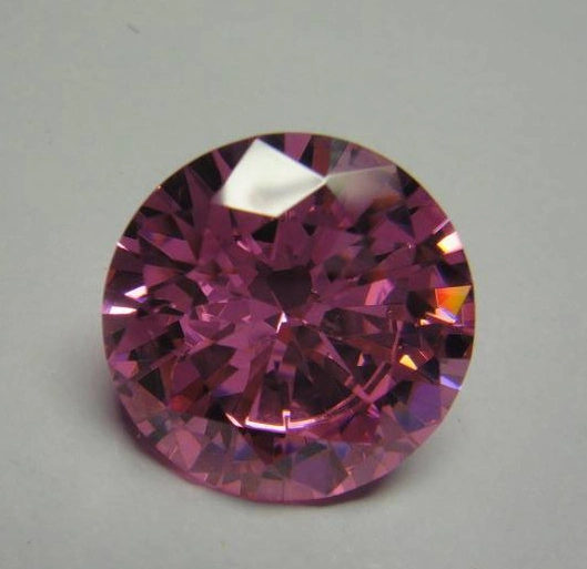 Heat Resistant Cubic Zirconia 3.0mm Pink Round 3A CZ Stones for Jewelry Making