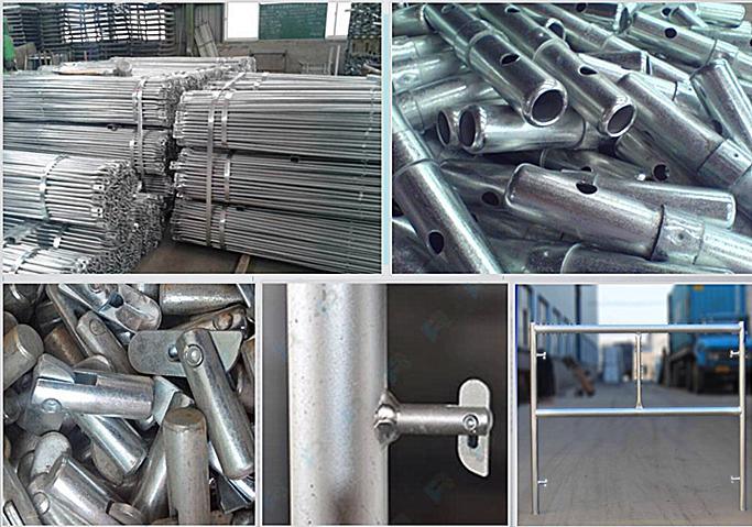 Painted Main H Ladder Frame Scaffolding Frame Set