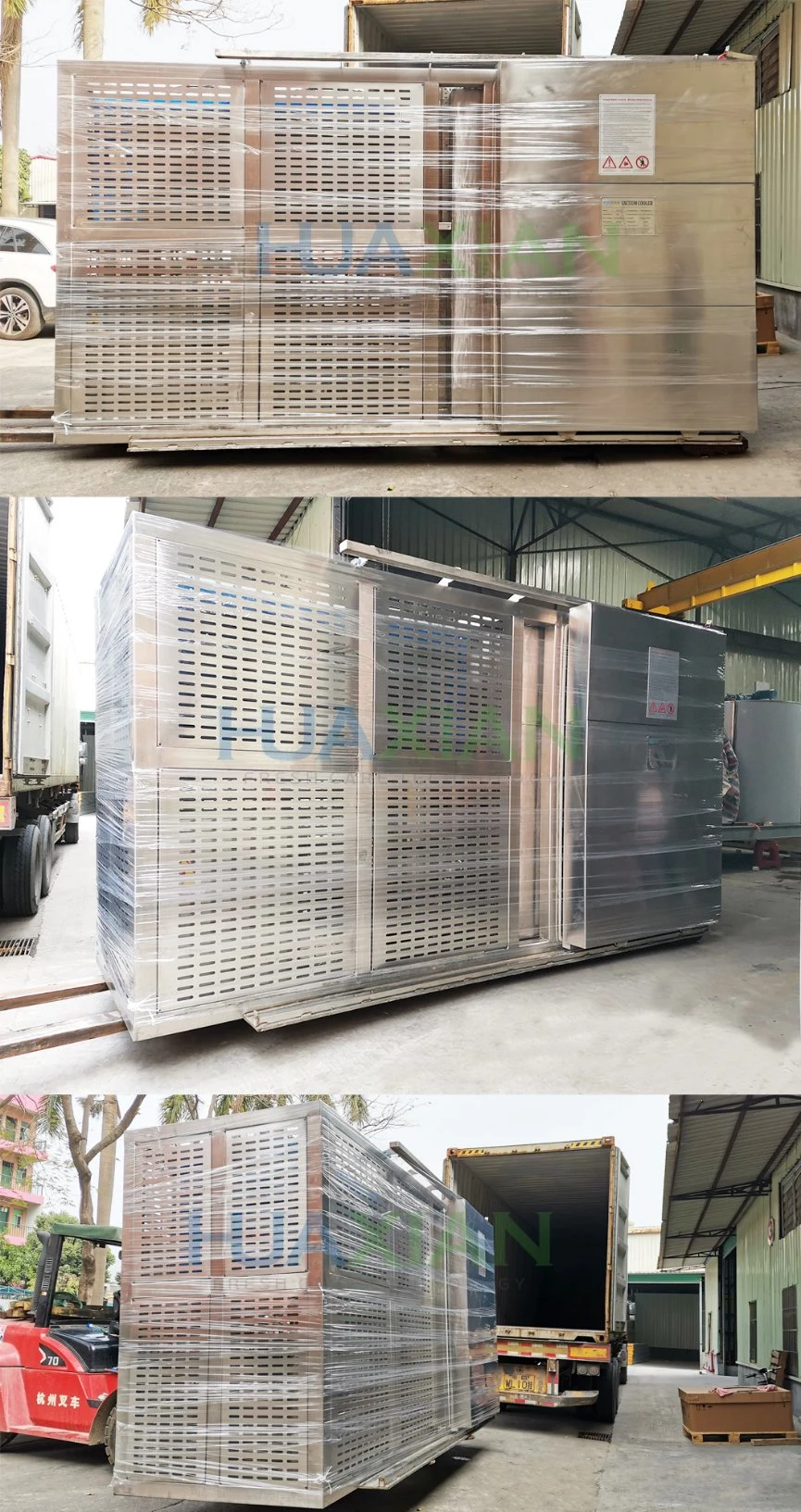 500kg/Cycle Vegetable Farm Cooling Equipment Cooler, 20mins Fast Cooling Vacuum Cooler