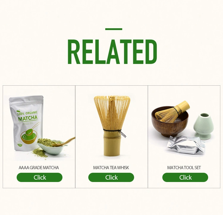 Private Label Organic Matcha Green Tea Powder Herbal Flavor Tea