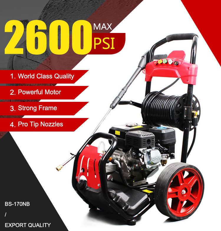 4800psi 196cc Gasoline High Pressure Washer 8HP Petrol Engine High Pressure Cleaner