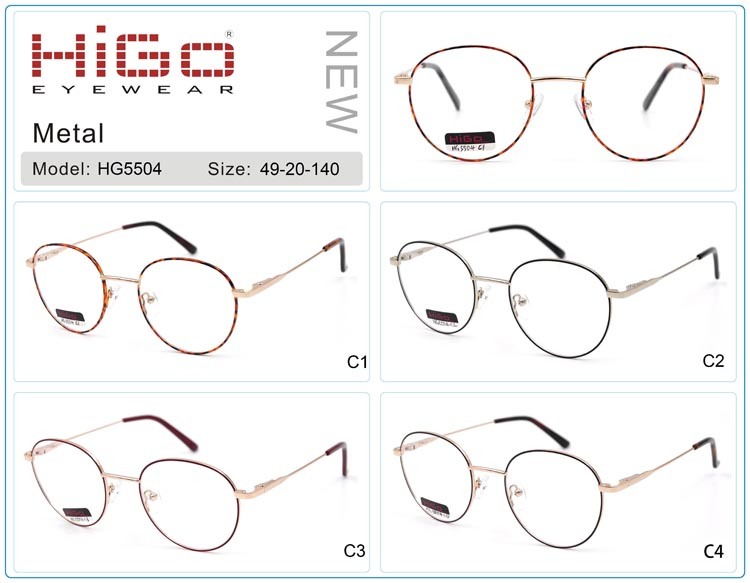 Customized Branded Women Optical Glasses Frames Mens Eyeglass Frames