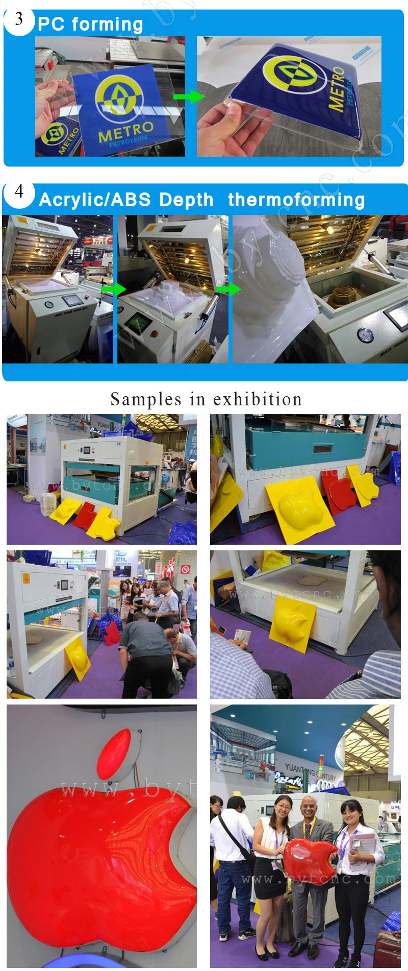 Machine Acrylic Forming Vacuum Forming ABS Plastic Products