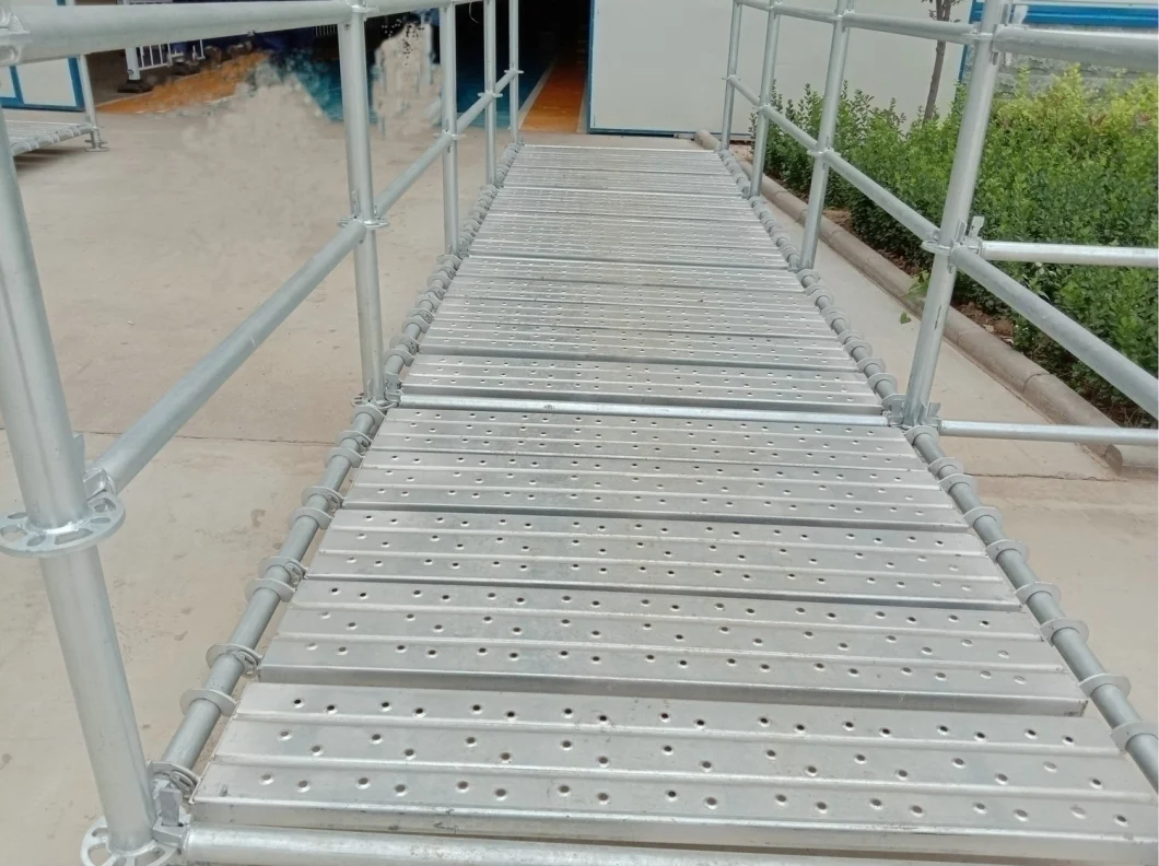 Ringlock Scaffold Layher Scaffolding Walkway Steel Planks for Construction