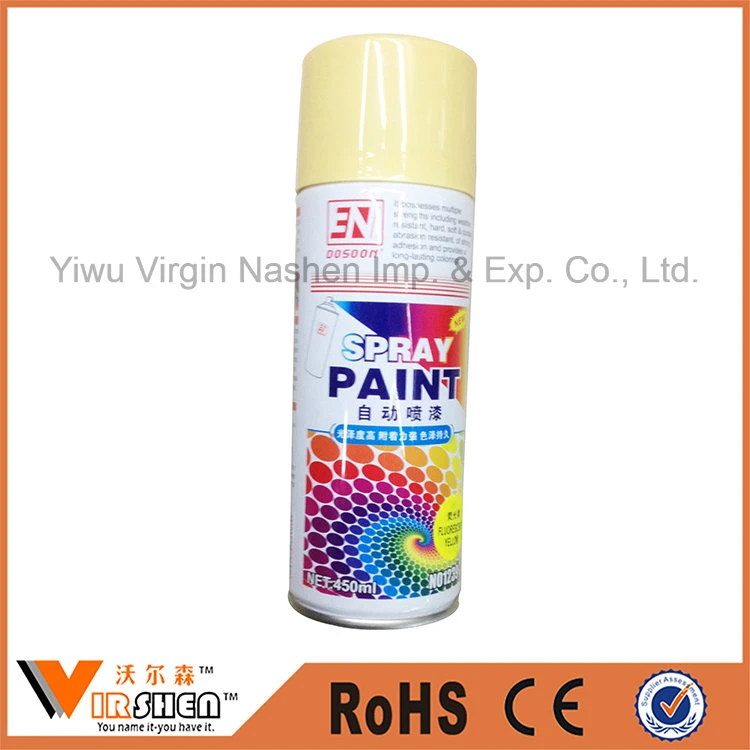 Factory Offer Auto Areosol Spray Paint Gold Silver Color Spray Paint