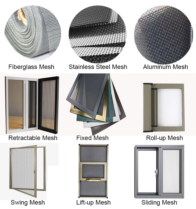 Black Color Aluminum Frame Grids design Casement Door Metal Door for Project
