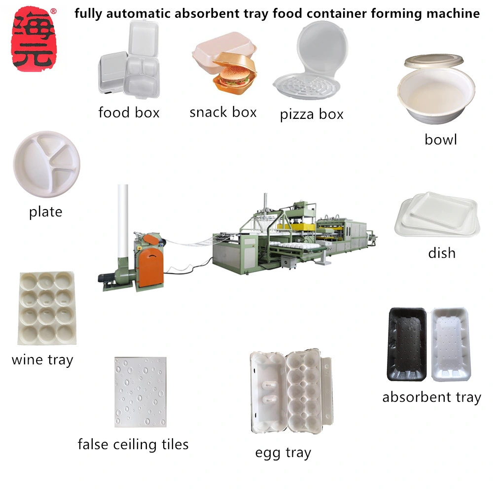 Automatic Vacuum Foam Molding PS Foam Food Plates Machine