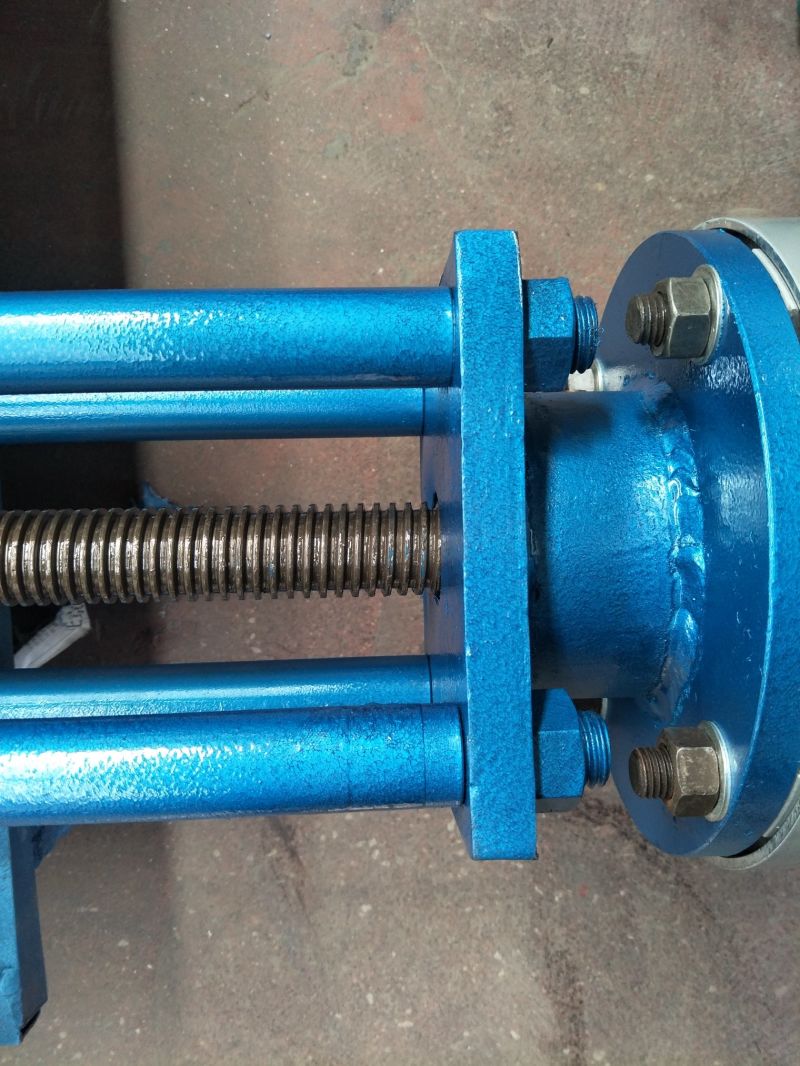 Wcb Gate Valve, Knife Gate Valve with Gearbox