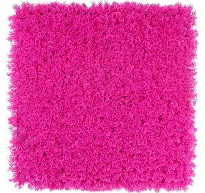 Pink Color Artificial Cypress Leaves Synthetic Wall Grass Leaves for Residential and Commercial Applications