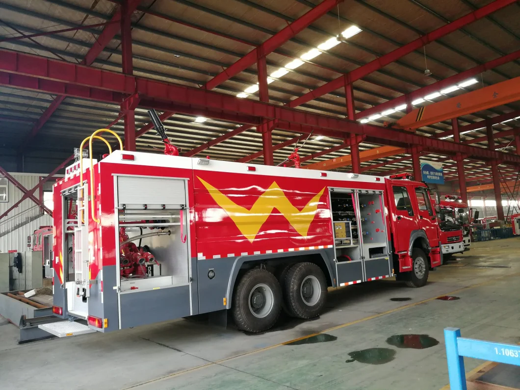 New Sinotruk HOWO Airport Water Tank Pump Fire Extinguisher Fire Fighting Truck Price Fire Truck
