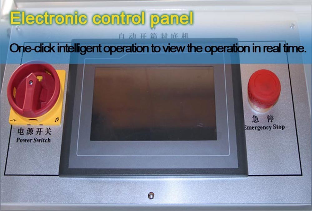 High Performance Carton Erecting Bottom Sealer Case Erector with PLC Control Box Erector
