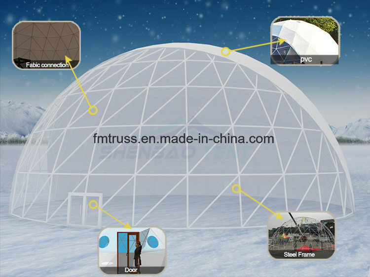 Dia 20m Outdoor Geodesic Event Dome Tent for Party Event