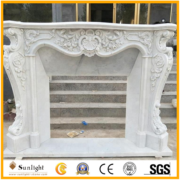 Granite Fireplace/Fireplace Mantel/Stone Carving/Marble Fireplace