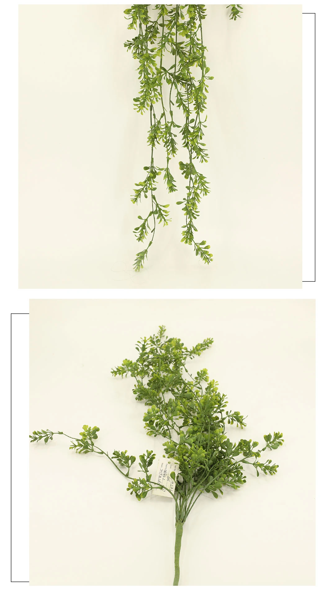 Artificial Plastic Grass Drop Faux Plants Flower Wall Decoration Dy1-4231