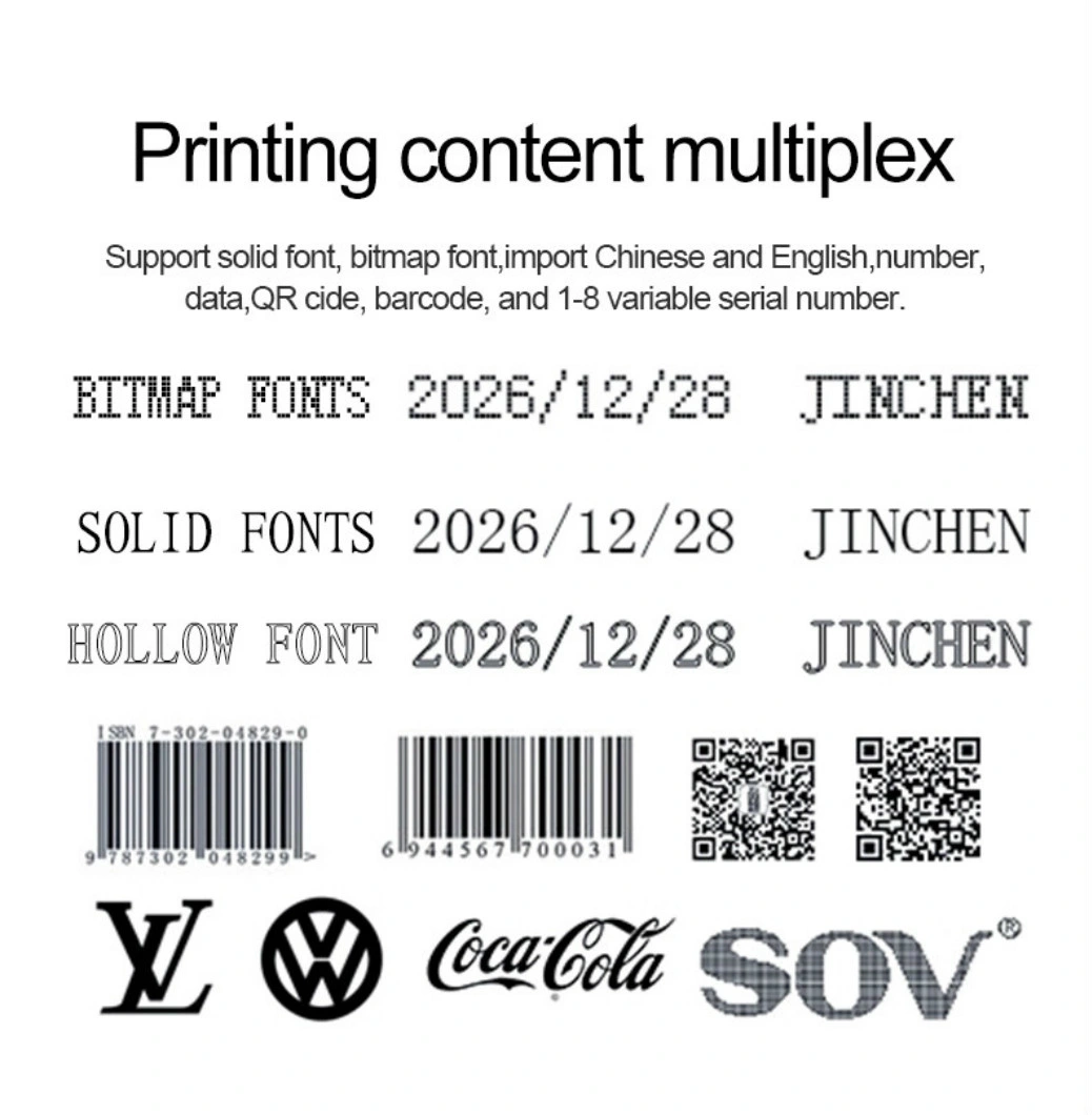 Small Ink Jet Printing Machine Handheld Printer for Glass Bottle Print