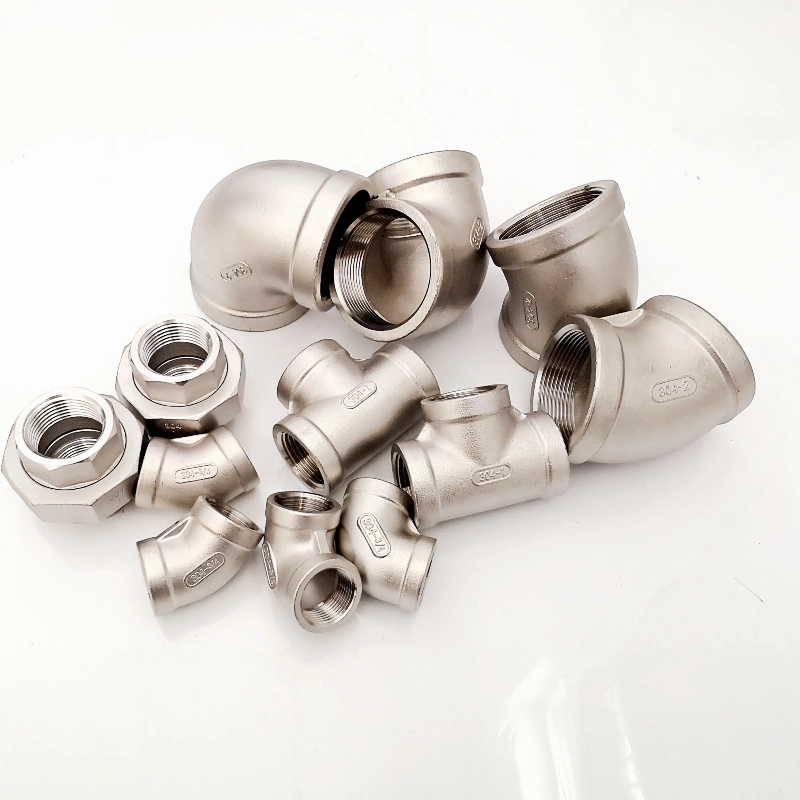 Stainless Steel 2PC Spring Thread Check Valve