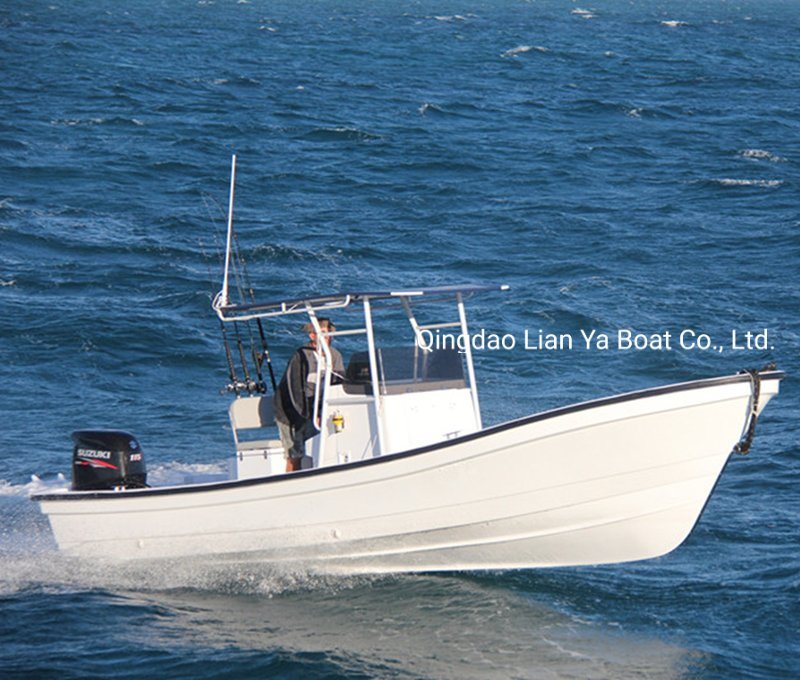 Liya 7.6meter Panga Boat Builder Fiberglass Fishing Boats