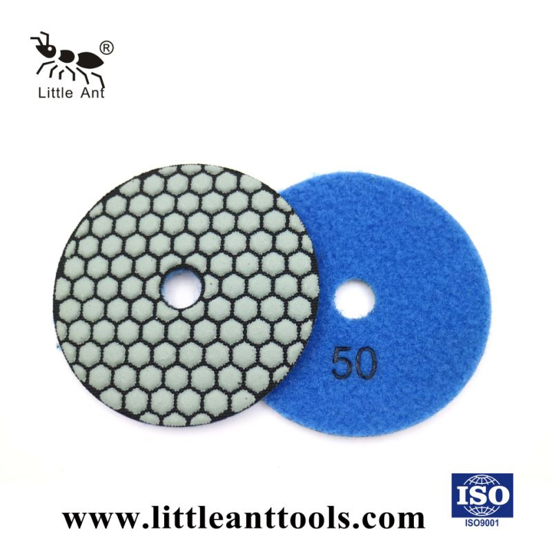 Diamond Polishing Pads and Diamond Tools for Dry Use From Little Ant