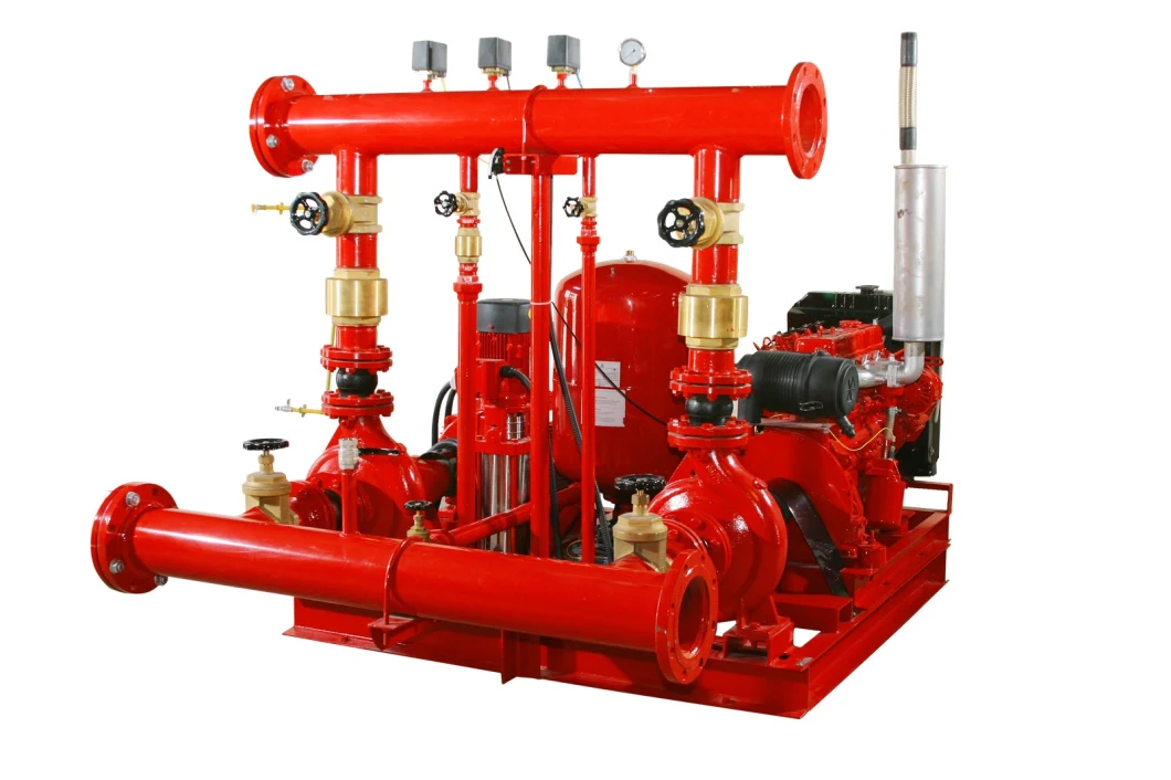 Edj Diesel Electric Fire Pump Jockey Pump with Control Panel Packing