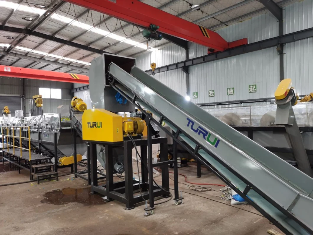 Plastic Recycling Line/Plastic Washing Machine Used to Crush, Wash, Dewater and Dry PP, PE Film