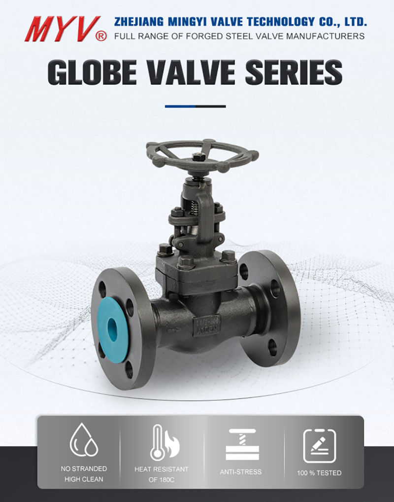 Stainless Steel F316h High Pressure Sealed Contoal Globe Valves2500lb API Standard Full Bore Globe Valve