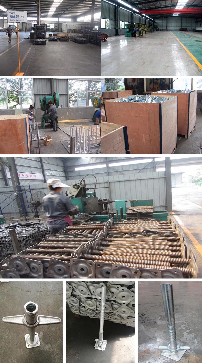 China Manufacturer BS1139 En74 Scaffolding Galvanized Steel Base Plate for Scaffold Sales