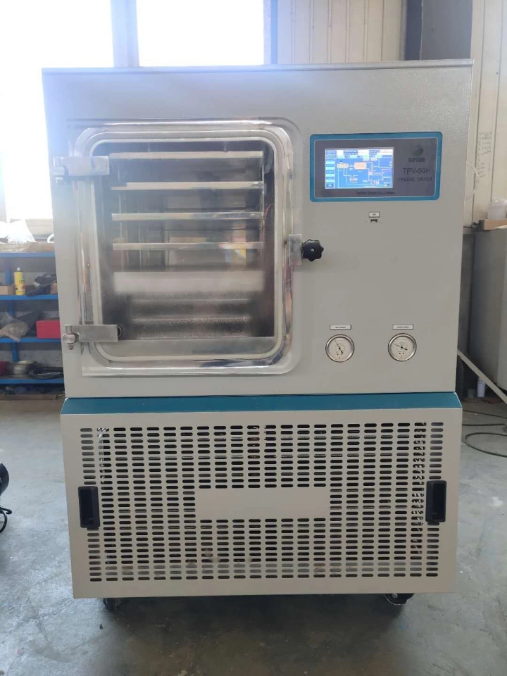 CE Approved Pilot Type Automatic Vacuum Freeze Dryer for Fruit, Vegetable, Herb