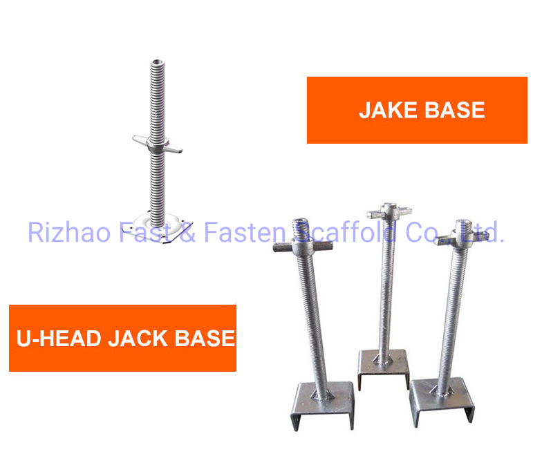 Steel Scaffolding Adjustable Base Jack Screw Jack for Sale