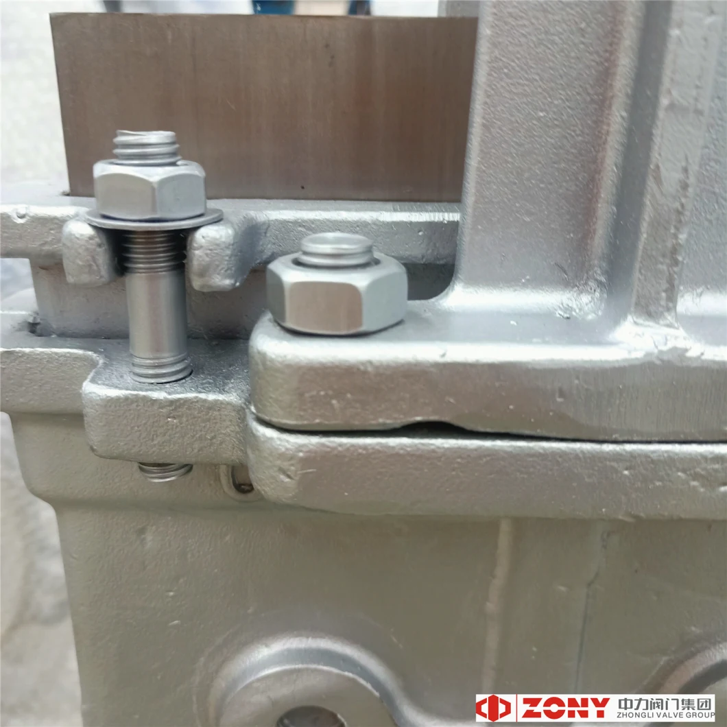 Pn10 Wafer Connection Type Slurry Valve Knife Gate Valve with CE / ISO Certificate