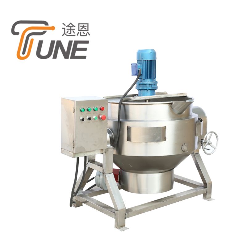Fully Automatic Industrial Steam Jacketed Kettle with Mixer