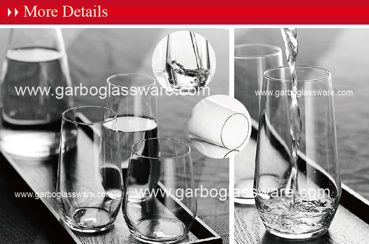 Wholesale Cheap Machine Blown Custom Logo Printing Wine Glass Wheat Beer Glass Cup GB064616