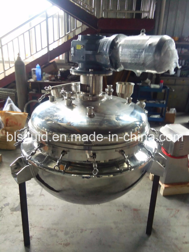 500 Liter Steam Jacketed Cooking Kettle with Pressure