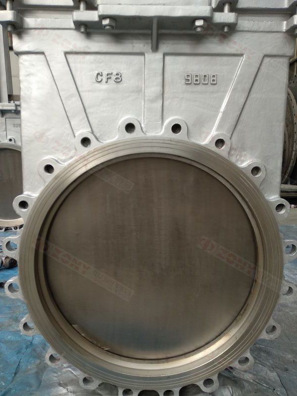 Wcb Gate Valve, Knife Gate Valve with Gearbox