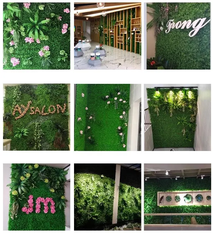 Artificial Grass Plant Wall Decor Artificial Green Moss Living Wall Home Decoration Vertical Green Wall
